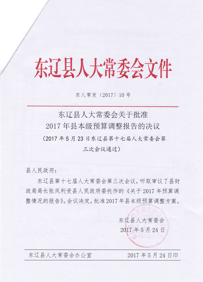 东辽县人民政府办公室人事最新任命通知